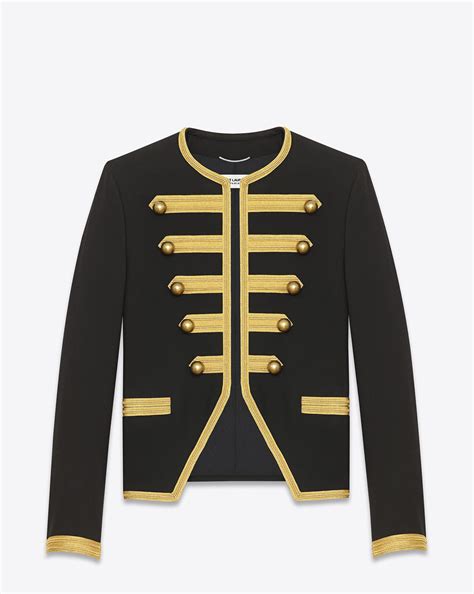 ysl men's cop coat|Saint Laurent Coats for Men .